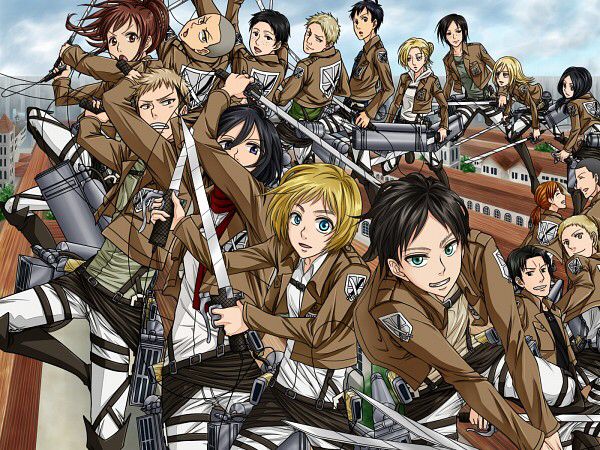 Attack On Titans Regiment Scout Members