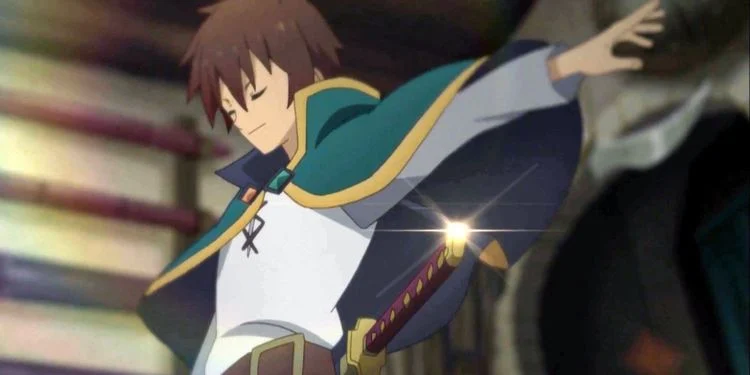 9. Kazuma Sato Has Minimal Combat Skills Despite Being The Protagonist