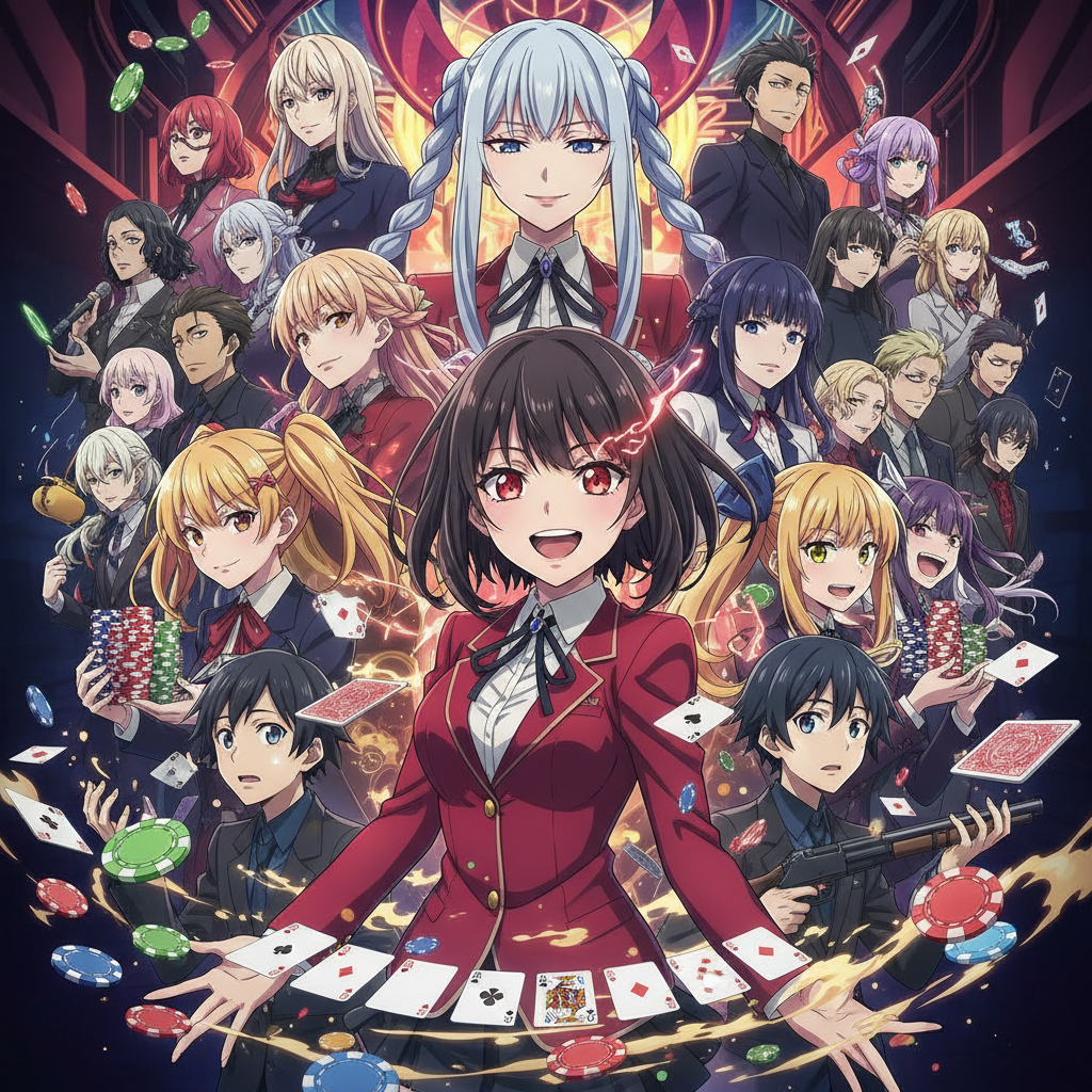 Kakegurui Characters : All Characters Ranked And Skills Explained