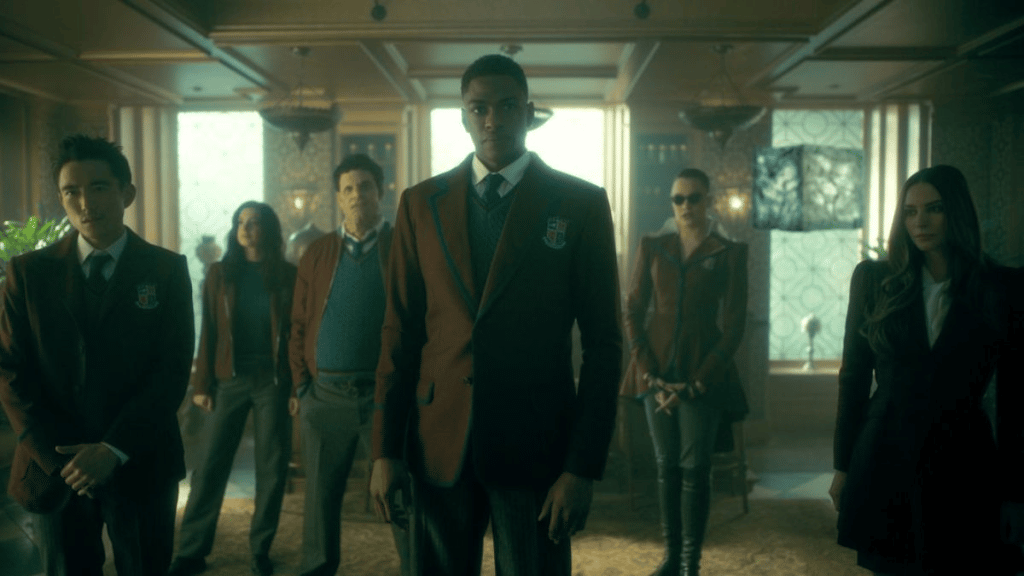 What happens to the Sparrow Academy at the end of season 3?