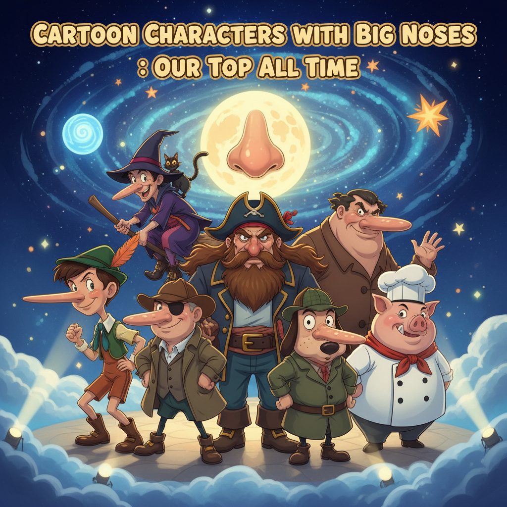 Cartoon Characters With Big Noses: Our Top All-Time
