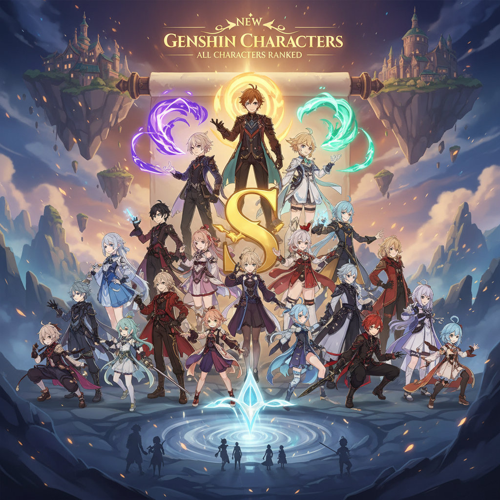 New Genshin Characters: All Characters Ranked