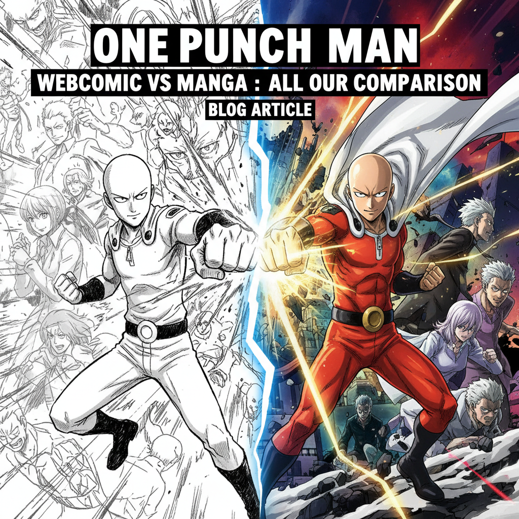 One Punch Man Webcomic Vs Manga: All Our Comparison