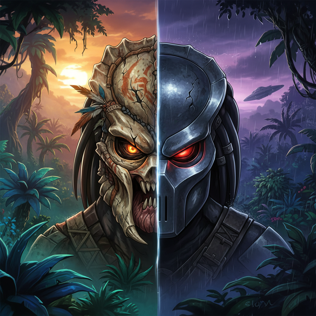 Prey Predator mask explained (& how it differs from the original Predator movie)