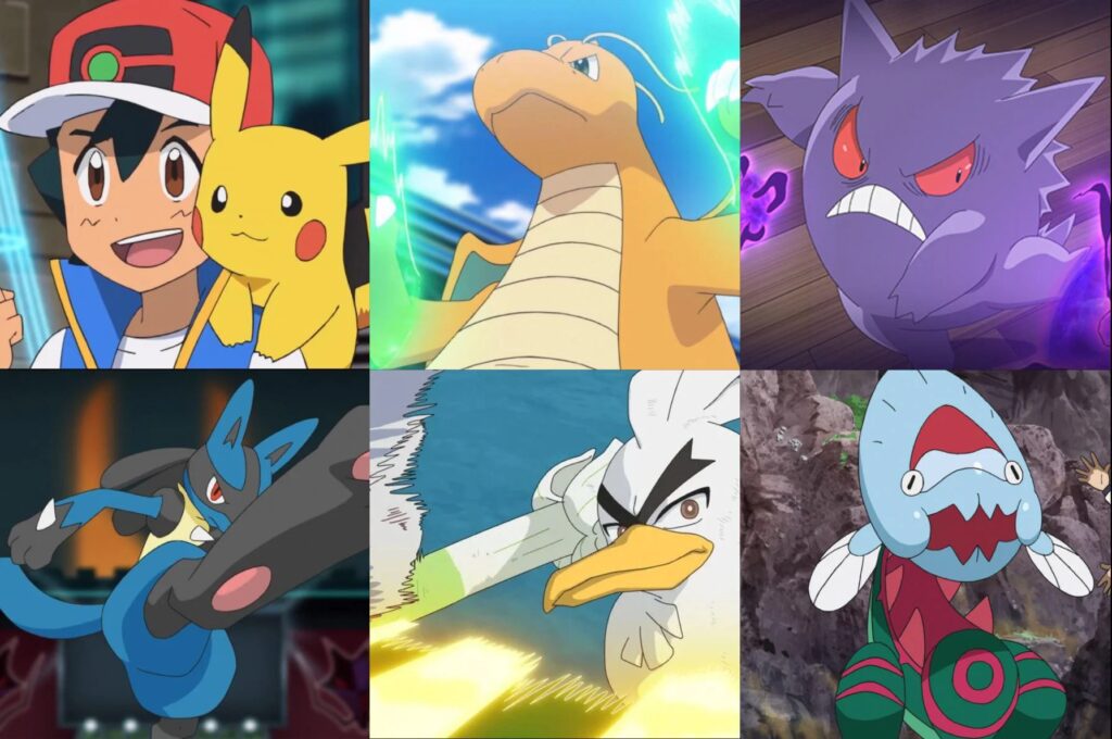 Pokemon Ash Team
