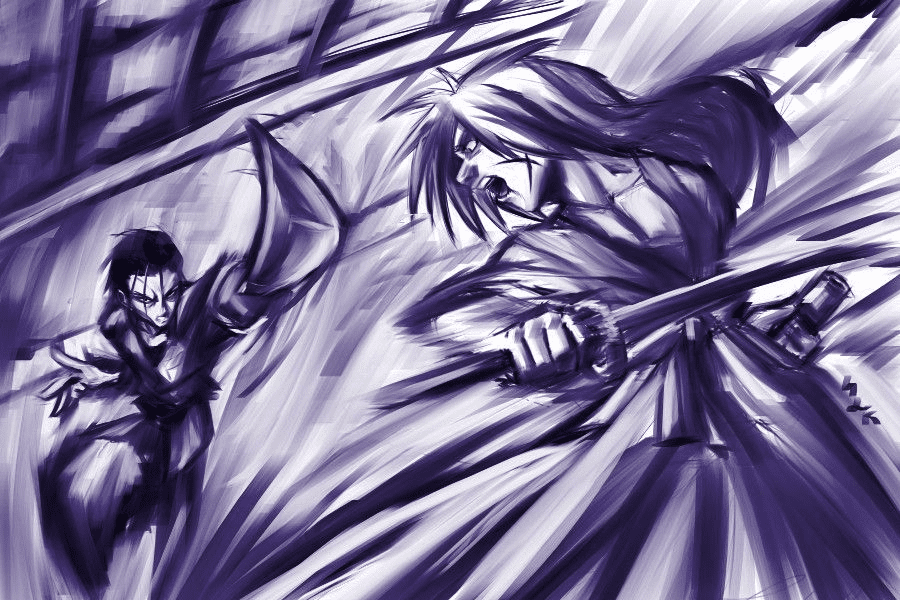 Kenshin and Saito