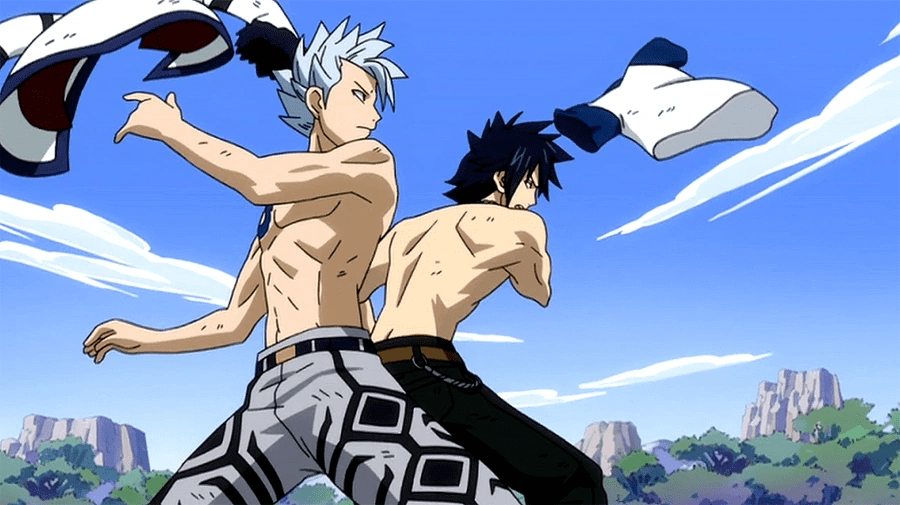 Gray Fullbuster And Lyon Vastia