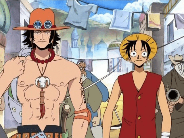 Ace and Luffy