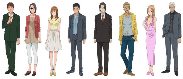 Cast and staff of My Home Hero Characters