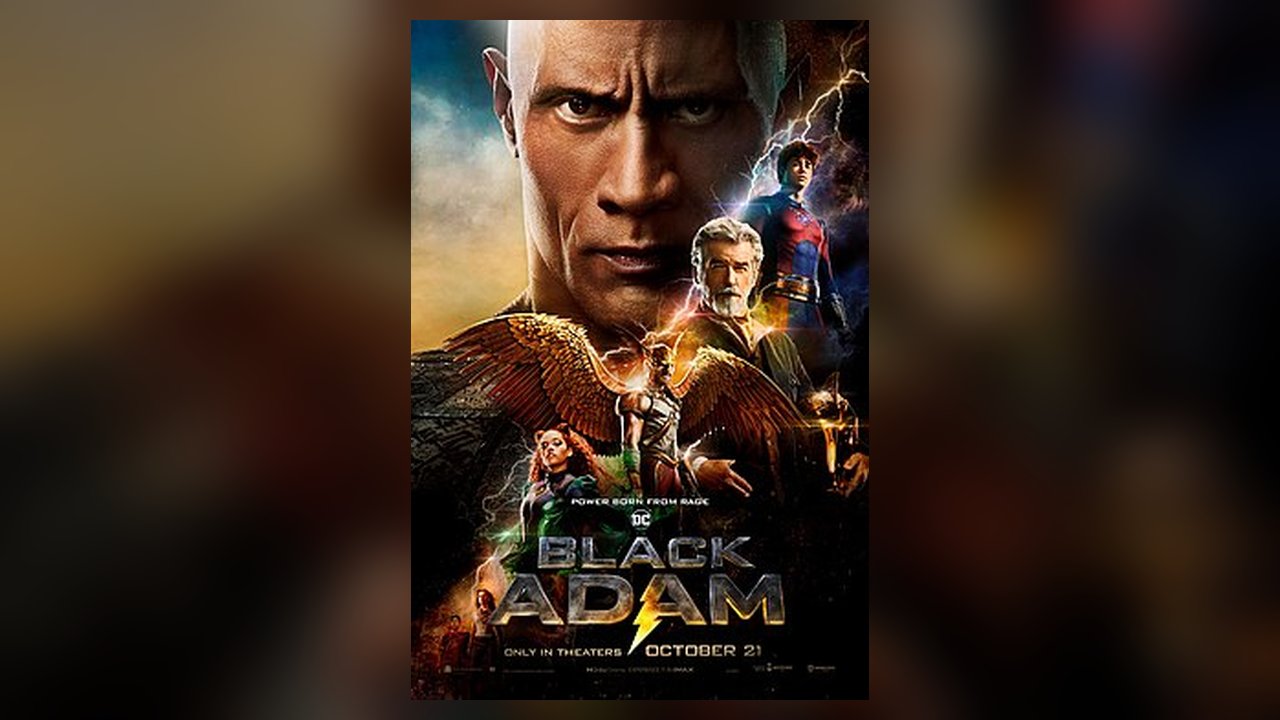 Black Adam movie cover art