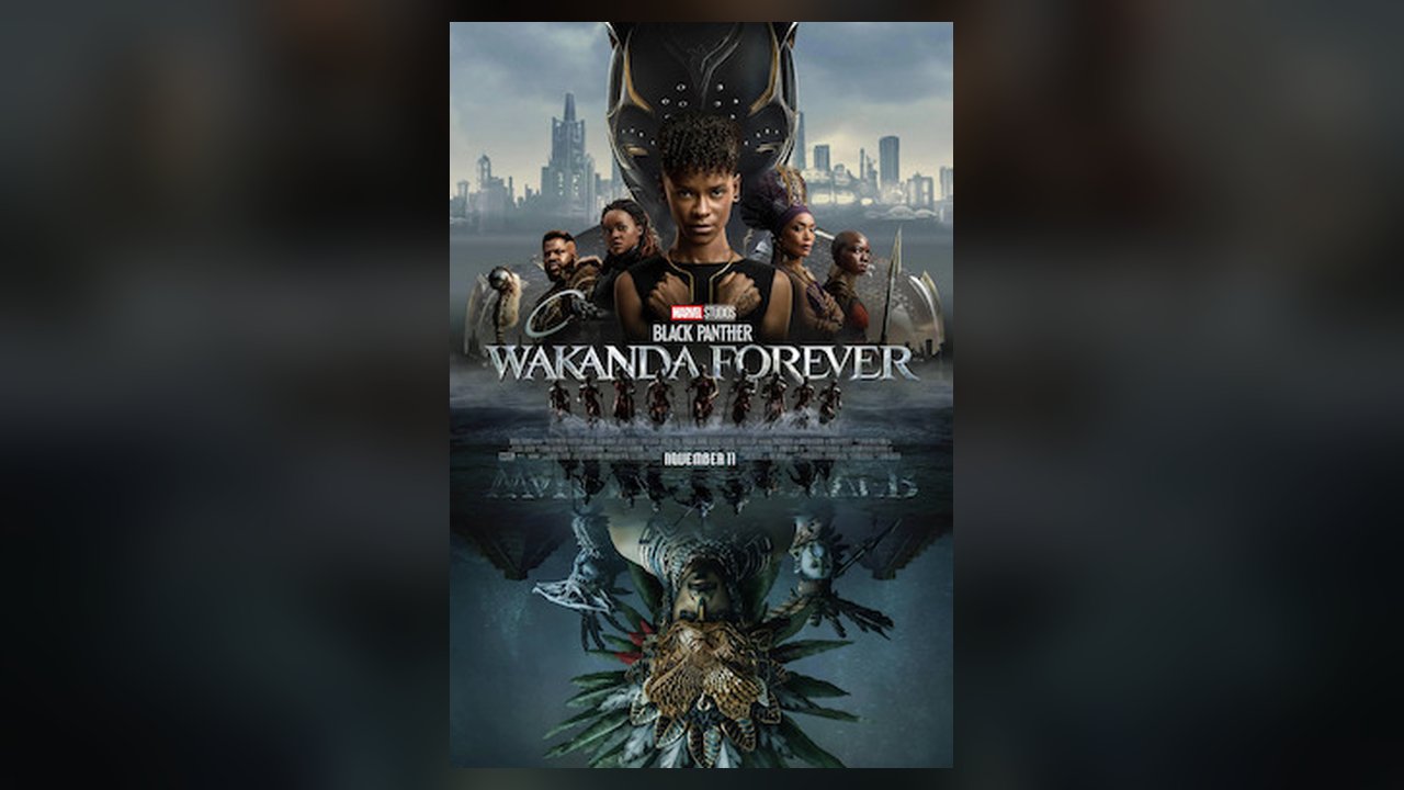 Black Panther movie cover art