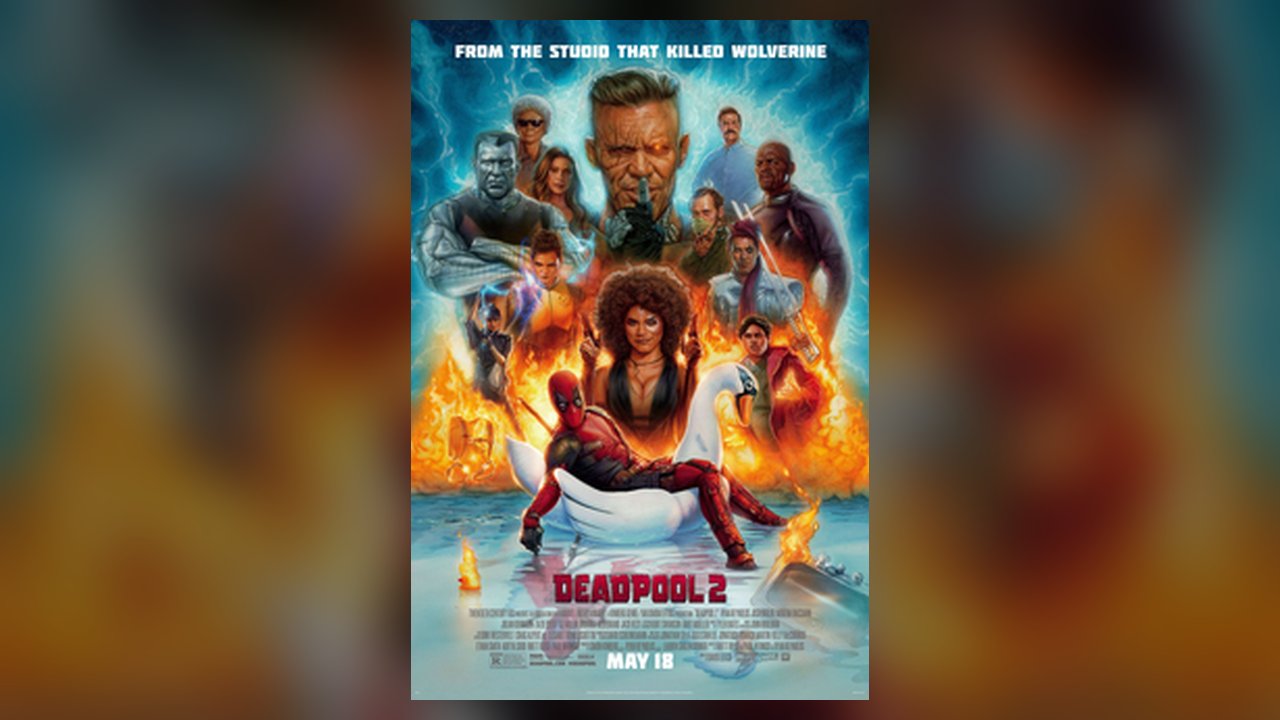 Deadpool 2 movie cover art