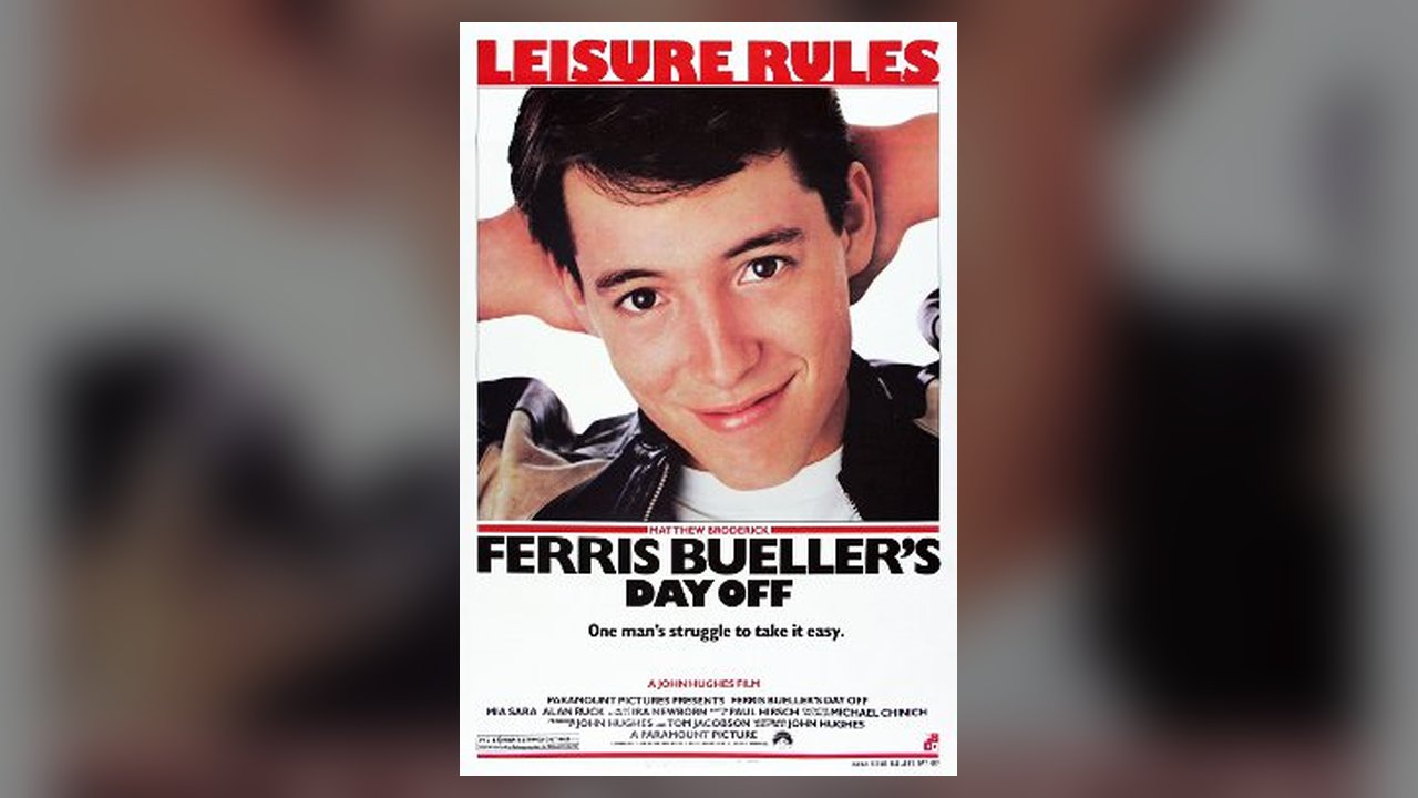 Ferris Bueller's Day Off movie cover art