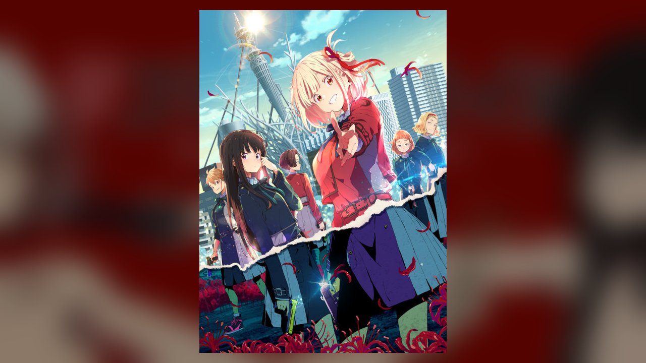 Lycoris Recoil anime cover art