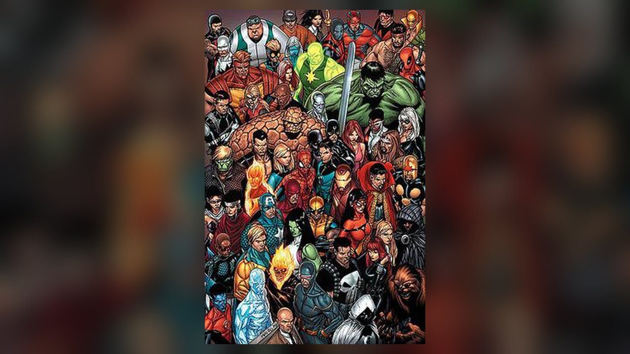 Marvel Universe cover art