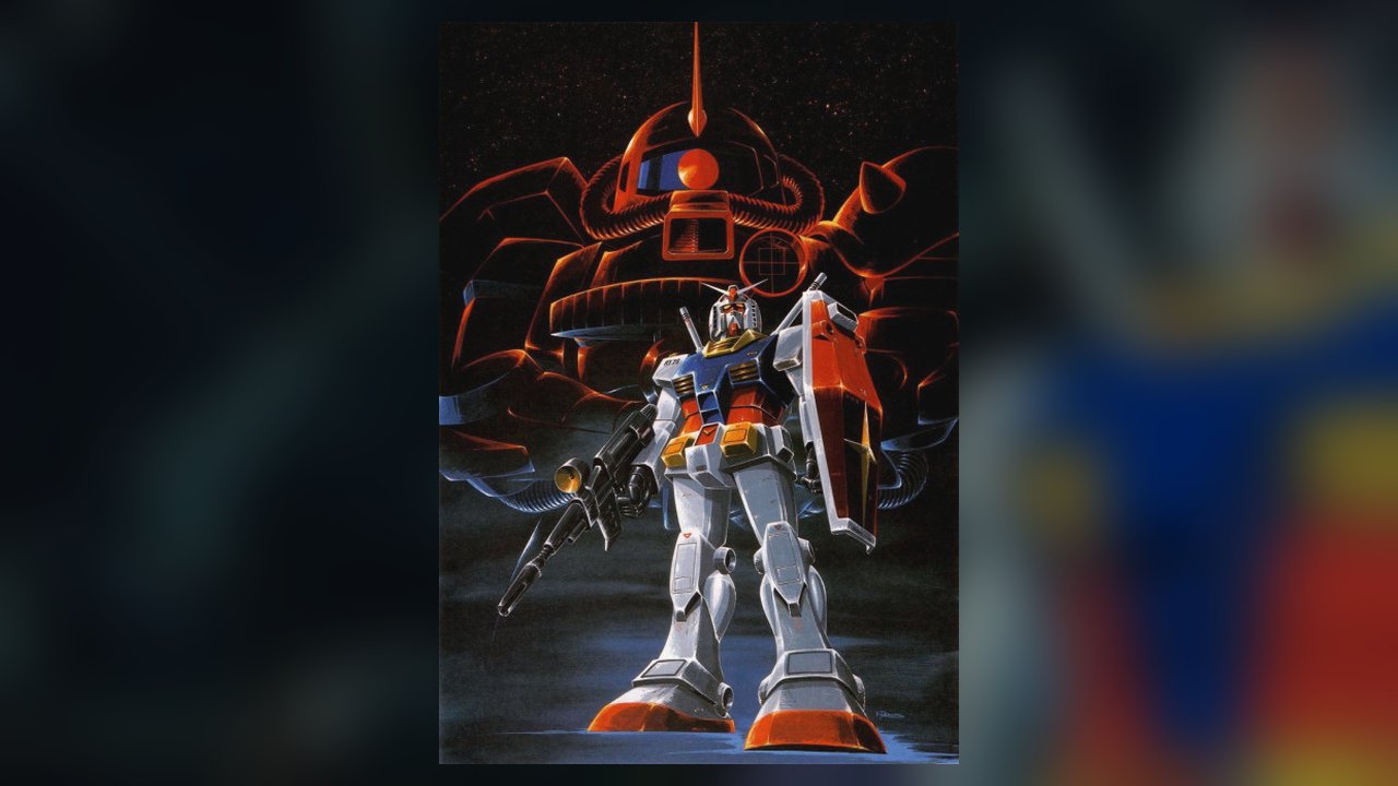 Mobile Suit Gundam anime cover art
