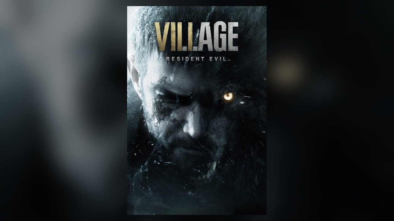 Resident Evil Village video game cover art