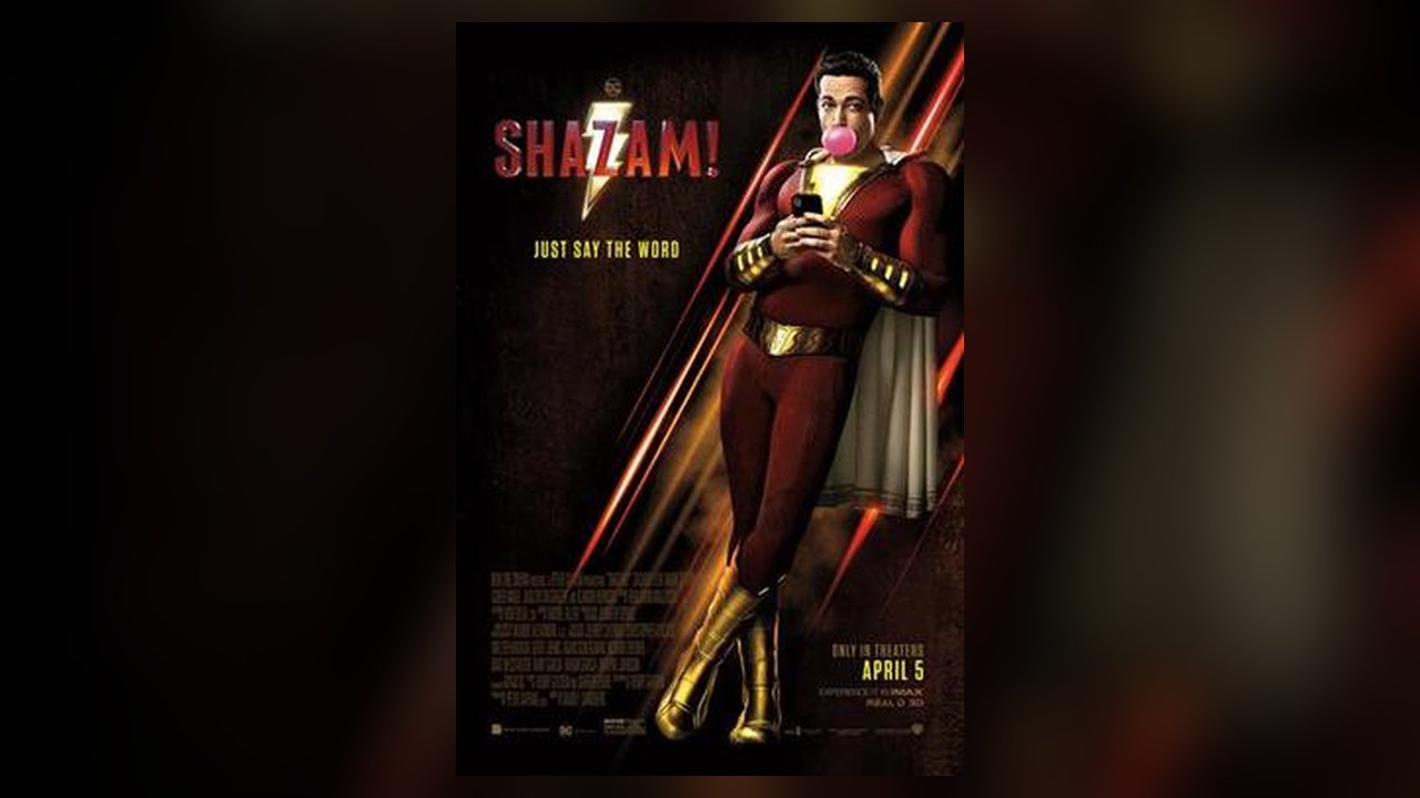 Shazam! movie cover art